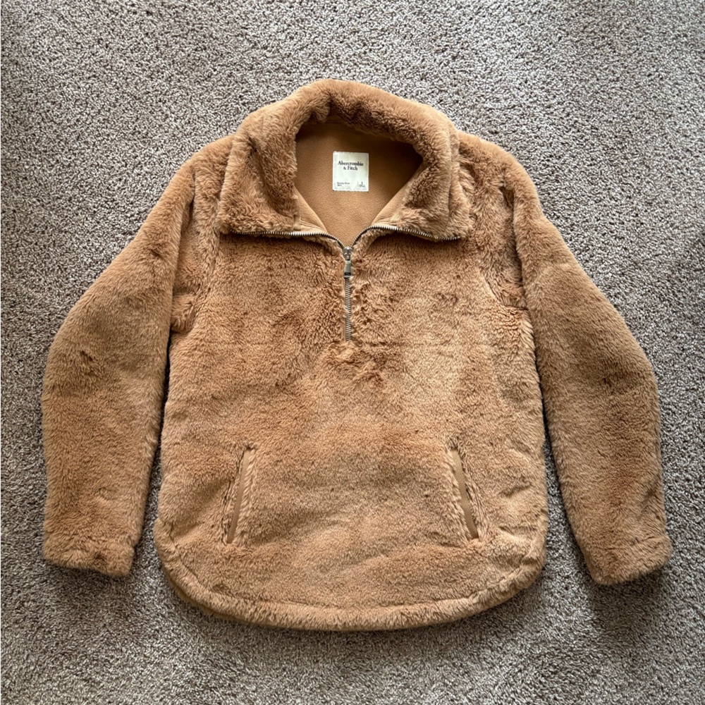 Abercrombie & Fitch brown cozy Jacket
